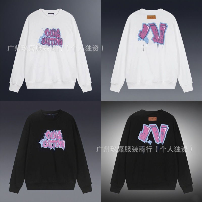 跨境.正确版.驴家秋冬系列高克重纯棉长袖卫衣高版本.25新款|undefined