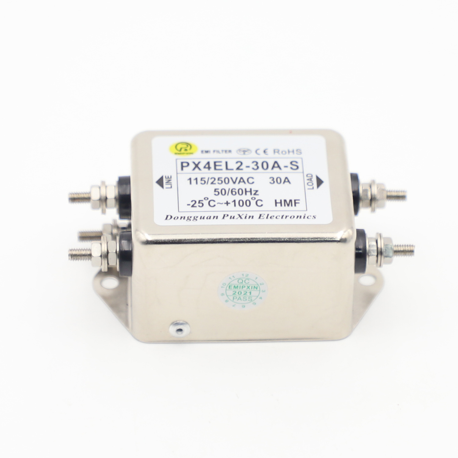 普鑫原厂220V30A双级自主研发PX4EL2-30AS伺服变频器大功率滤波器