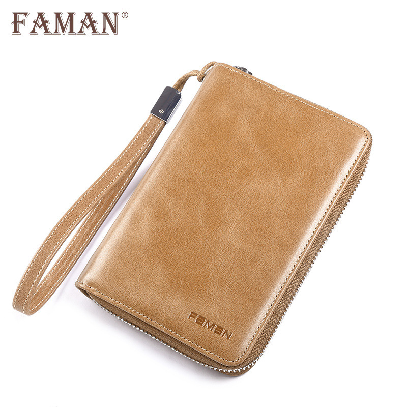 Pasaporte de Faman, pasaporte, pasaporte de viaje al extranjero, bolso de tarjeta de cuero multifuncional, bolso de almacenamiento de licencia de conducir
