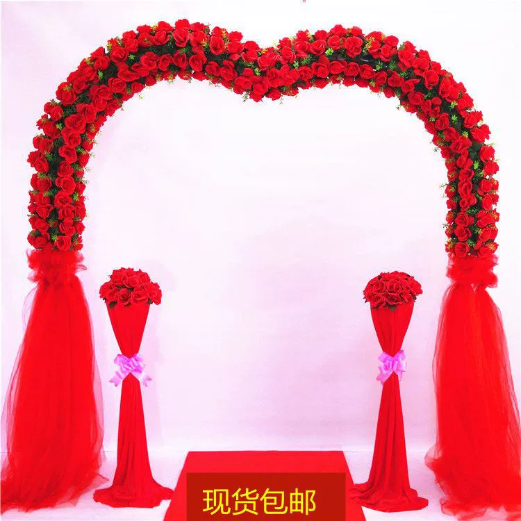 Свадебная арка из шелковых цветов, свадебное украшение, оформление арки, цветочная арка для открытия мероприятия, указатель дороги, вход, новая радужная арка