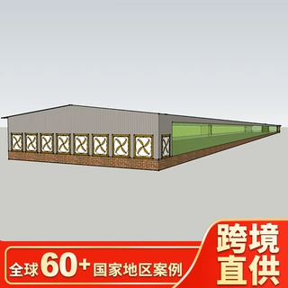 钢结构鸡舍出口 生产钢结构鸡笼，带鸡笼设备的鸡笼 钢结构鸡舍