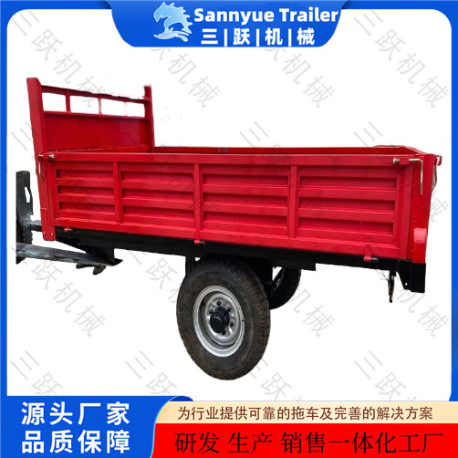 平板挂车 室外农用自卸拖车挂车 农用自卸拖车 自卸拖斗农用拖车