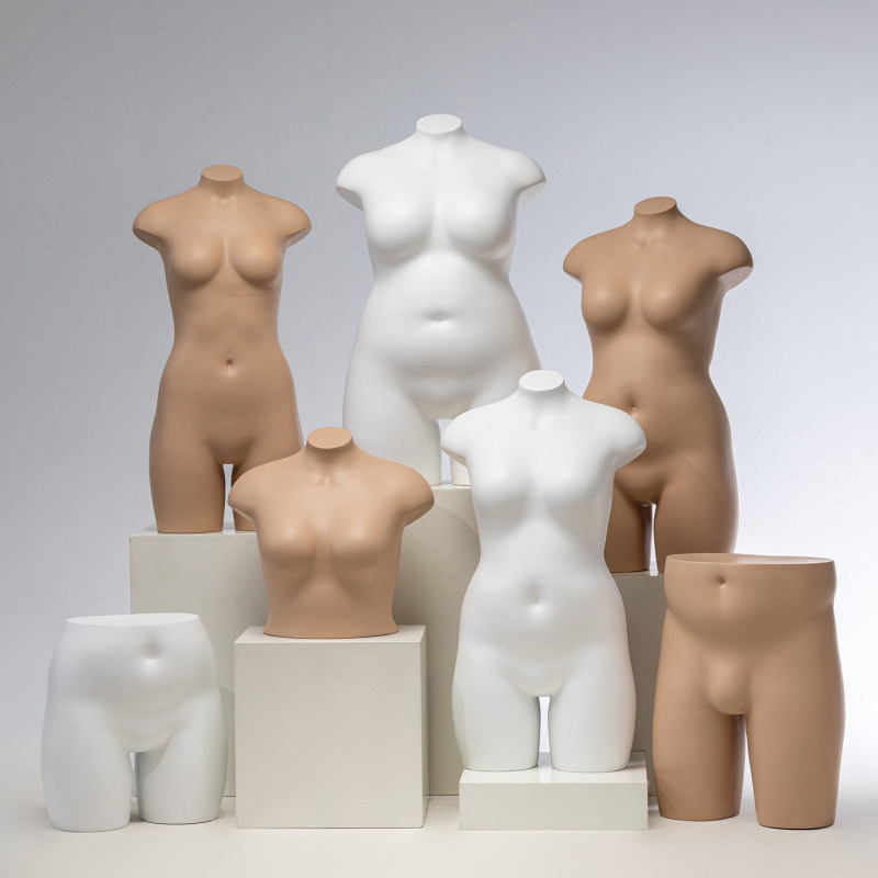 European and American Plus-Size Women's Lingerie Mannequins, Male Half-Body Fat Mannequins, Cross-Border Clothing Store Window Display Racks European and American Plus-Size Women's Lingerie Mannequins, Male Half-Body Fat Mannequins, Cross-Border Clothing Store Window Display Racks