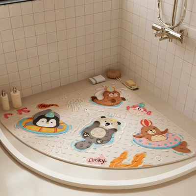 mat, Avtomobil döşəmə paspasları - bathing-in-the-river-no-9-5454cmcustomizable-pattern