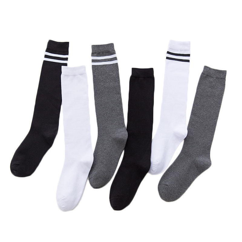 Calf socks women's Korean-style stockings knee socks Japanese college style JK stockings spring and autumn female students skinny socks