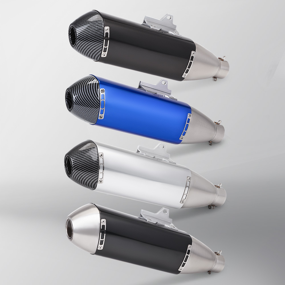 Motor locomotive exhaust pipe modification S118 tail muffler stainless steel 51mm diameter universal non-destructive installation