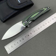 户外露营水果折刀进口154CM钢高硬度随身便捷多功能小刀G10手柄