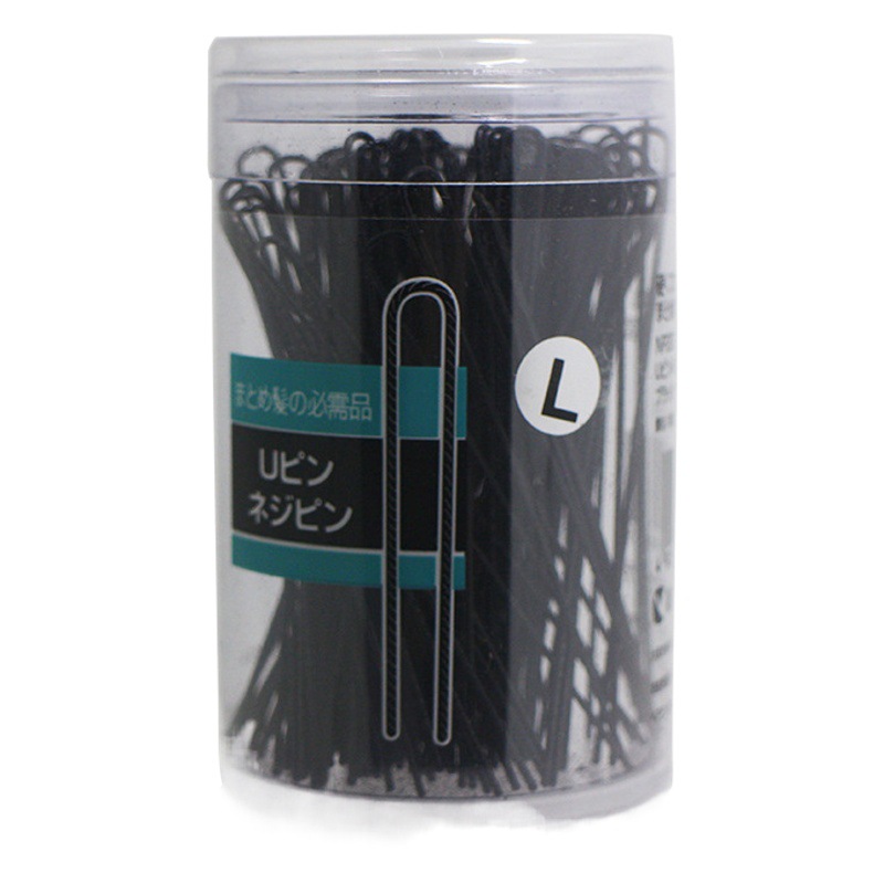 En stock empuje a mano clip de pelo corrugado en forma de U clip de posicionamiento del cabello Clip Studio Placa de pelo horquilla clip de espiral japonés