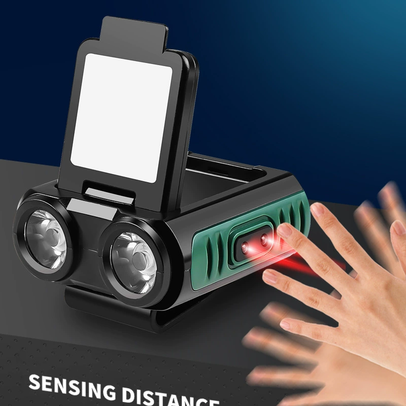 Cross-border новый светодиодный головной свет многофункциональный регулируемый USB зарядка уличный свет фонарик для рыбалки