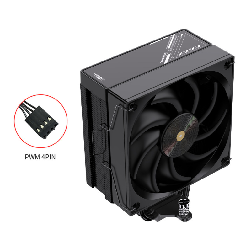 LOVINGCOOL四铜管cpu散热器ARGB热管散热器AMD无光风扇机箱风冷|undefined