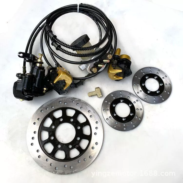 Модифицированный четырехколесный картинг, гидравлический тормозной насос с дисковым тормозом от одного до трех с тормозной подставкой и ножным тормозом в сборе