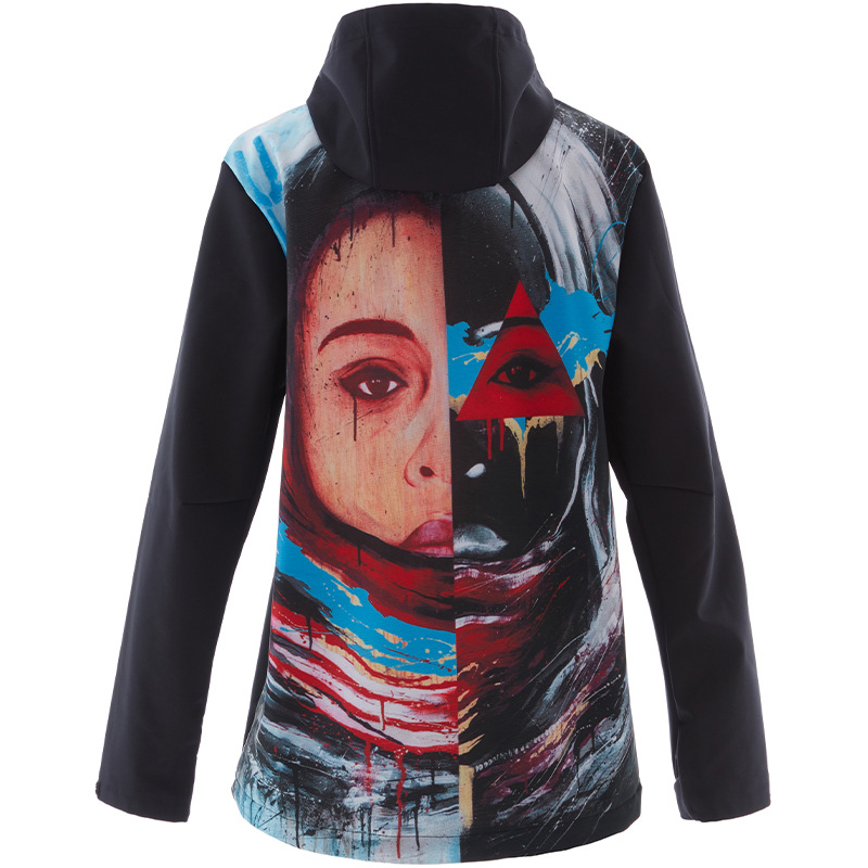 Felpa con cappuccio da snowboard da donna, felpa con cappuccio da snowboard da uomo, felpa con cappuccio antivento impermeabile da coppia, attrezzatura da sci invernale_voghion.com