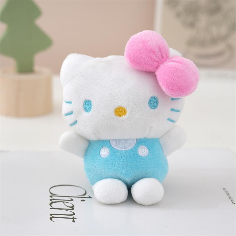 HelloKitty毛绒挂件呆萌毛绒公仔背包装饰毛绒玩具KT猫小号公仔|undefined