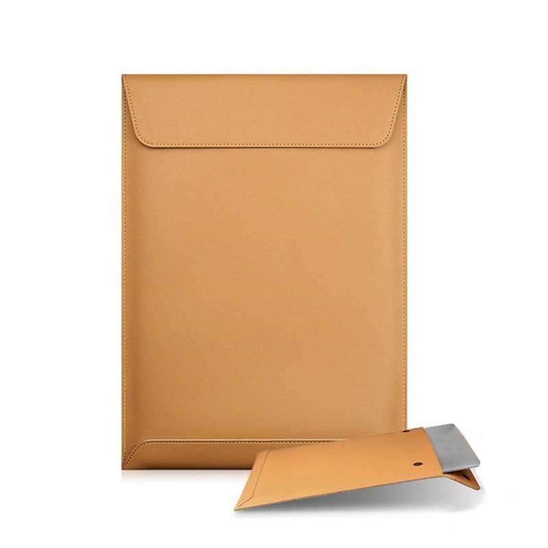 Imitation Leather Magnetic Buckle Laptop Sleeve Bag Simple Business Envelope-Style Notebook Protective Case Ultra-thin Laptop Storage