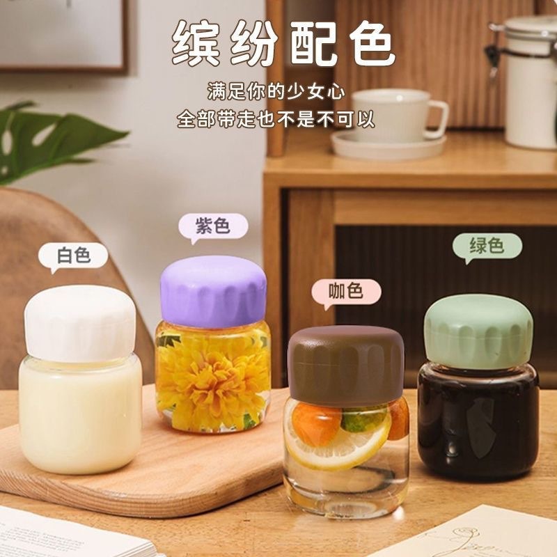 High-value mini chubby cup summer portable glass milk cup home student cup gift cup wholesale