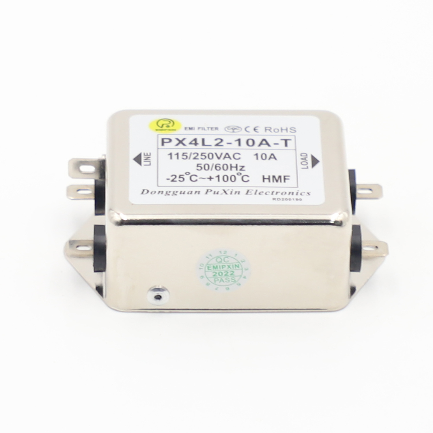 普鑫原厂滤波器二阶PX4L2-10A-T电源滤波器品质优质保长批量优惠