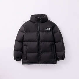 儿童羽绒服2025新款男童女童中大童拼色加厚连帽短款白鸭绒冬外套