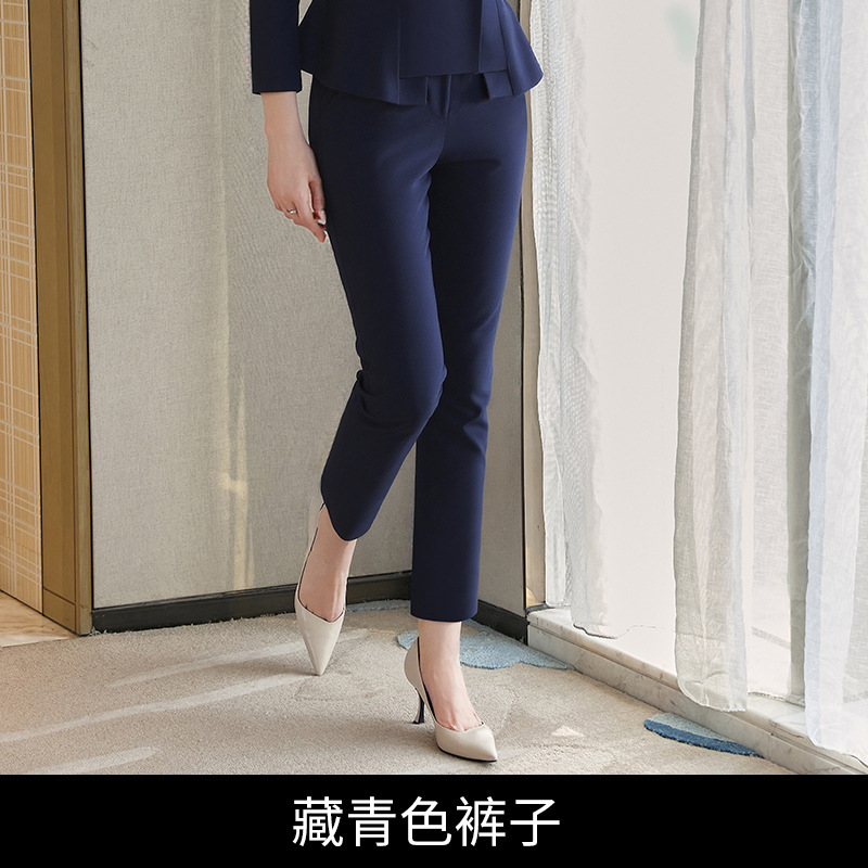 秋冬季职业装套装女OL气质酒店前台接待美容院售楼部珠宝店工作服|undefined