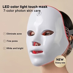 顔の美容器の光子の柔らかい肌のマスクの7色の美容のマスクの7色の色の光の顔の柔らかい肌の器の家庭用