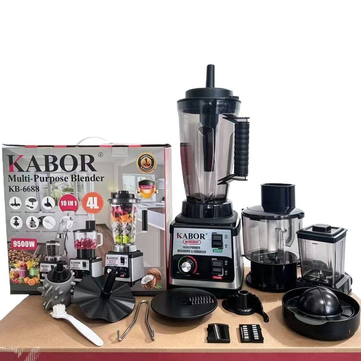 10 in 1 blender 9530 motor多功能不锈钢大容量破壁机搅拌机出口
