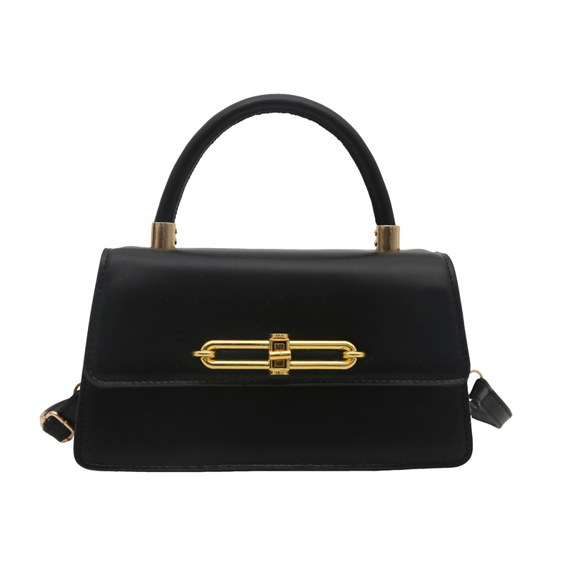 Nicho francés bolso bajo la axila para mujeres 2025 nuevo bolso cuadrado de textura personalidad bloqueo de moda mochila de hombro