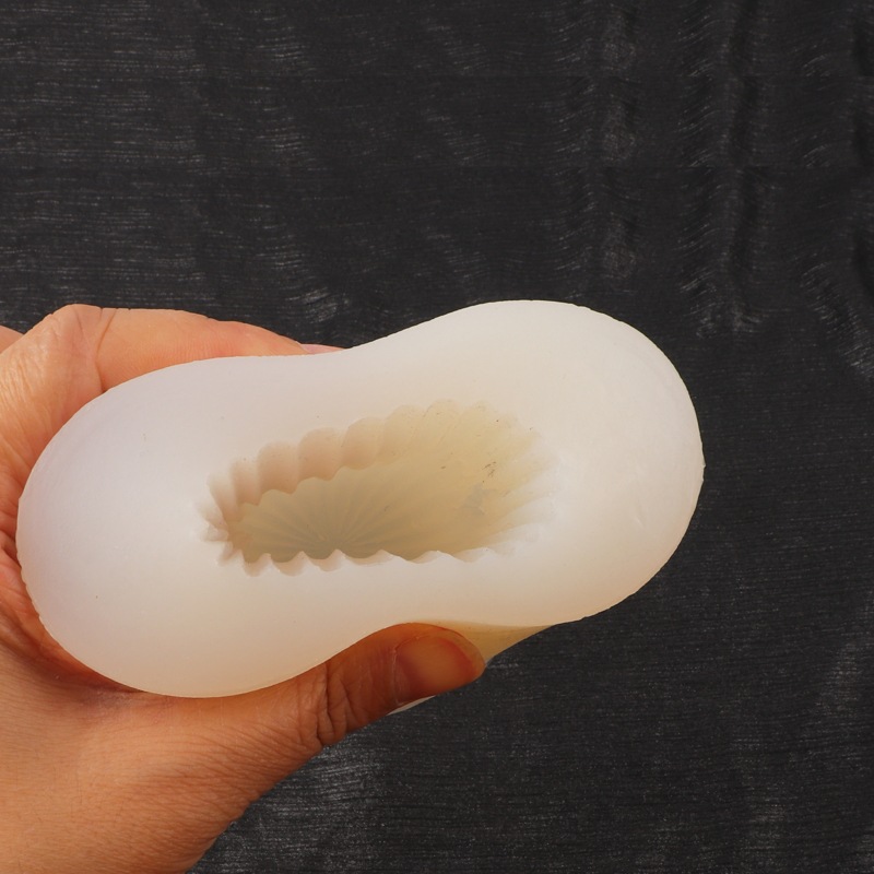 Simulación 3D molde de silicona cactus aromaterapia molde de yeso para hornear cactus columna DIY molde de la torta de la vela