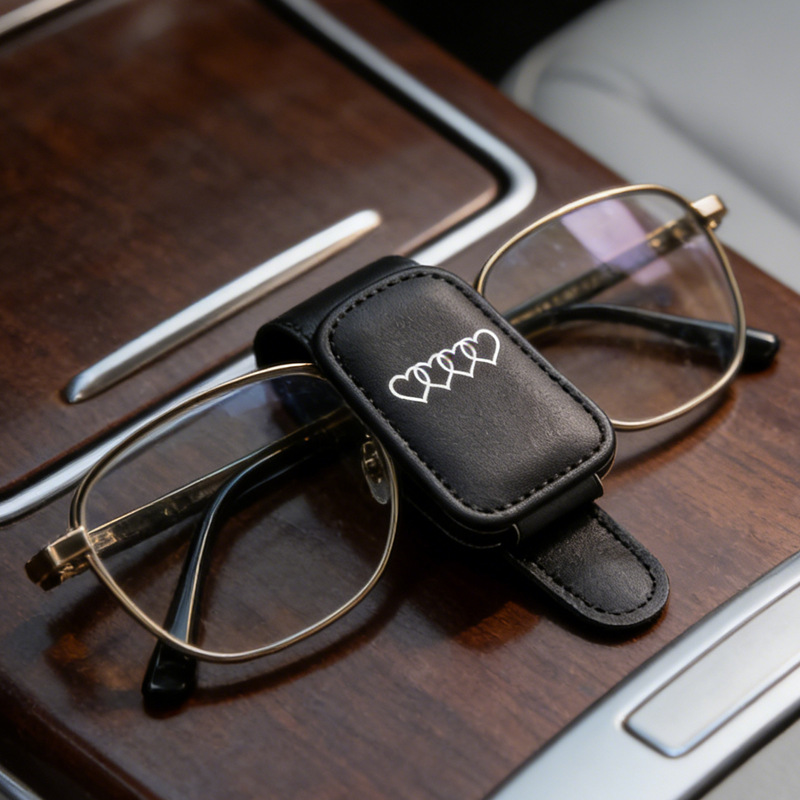 Cross-Border Popular Sunglasses Holder, Creative Car Sun Visor Storage Clip, Multifunctional Car Glasses Clip