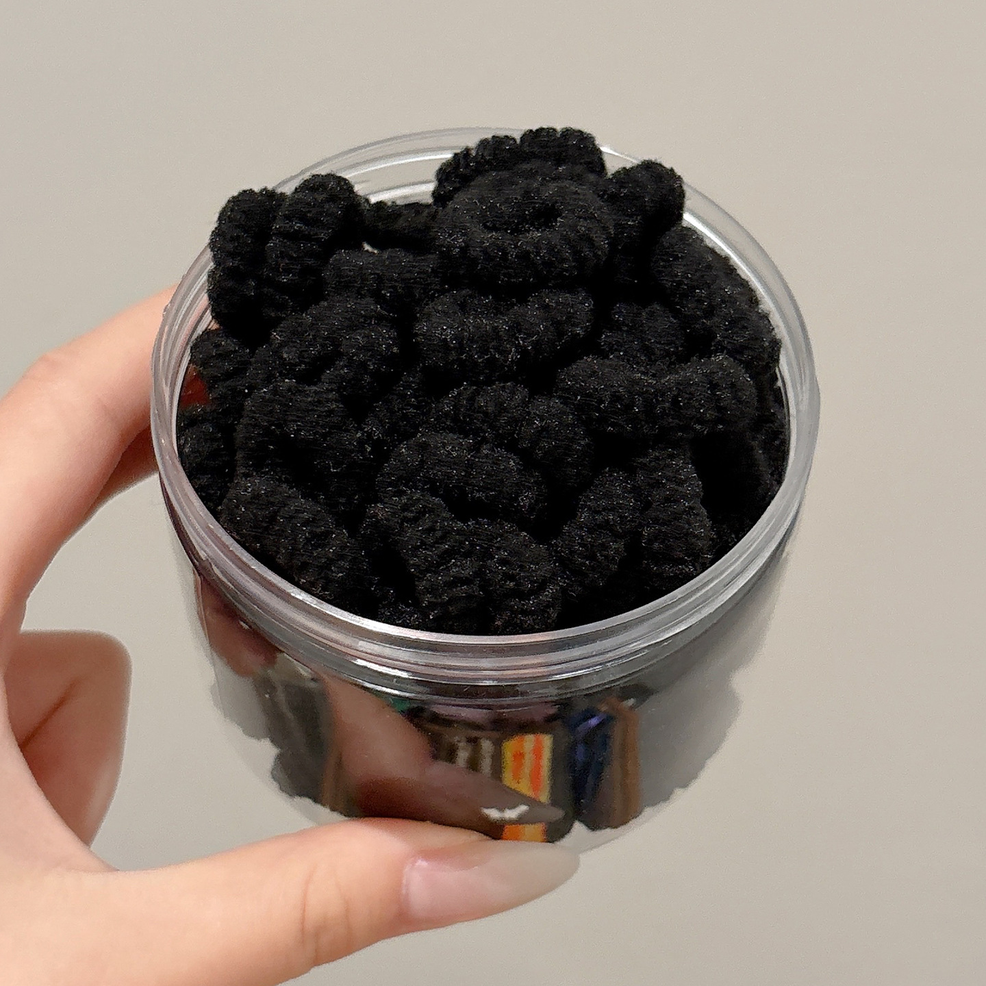 Anillo para el cabello de los niños, banda de goma de alta elasticidad, cabello trenzado, no daña el cabello, cuerda para atar al bebé, red neta 2025 nueva funda de cuero de cuerda para el cabello