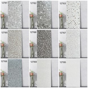 Living Room Kitchen Bathroom Balcony Matte Terrazzo Antique Brick Hot Pot Restaurant Clothing Store 60X120 Non-Slip Floor Tiles