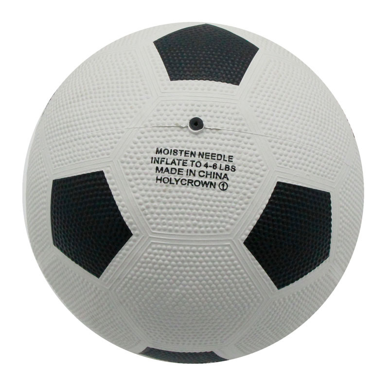 Nueva pelota de entrenamiento de fútbol de goma N ° 5 N ° 4 N ° 3 adulto puede establecer Logotipo de fútbol de entrenamiento en el campus fabricante