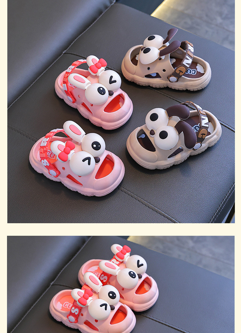 Barn clogs cartoon sandaler halkfria badtofflor för barn_voghion.com