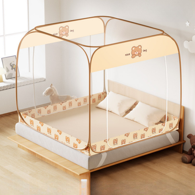 Yuanyi Installation-Free Yurt Mosquito Net for Home Bedroom 2025 New Anti-Fall Kidsren and Infants 1.5m Full Cover