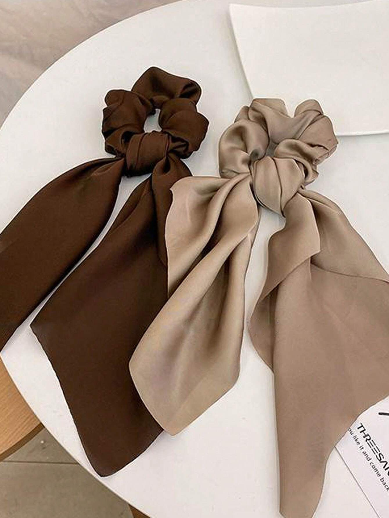 20g Weight Hair Tie Hair Accessories Type 1 Piece Quantity Casual, Holiday, Daily Occasion Cloth Material Solid Color Pattern All Seasons Season Women's Gender Elegant, Cute, Simple Style, Classic Style, New Style Style Elegant Cute Simple Style Women's Solid Color Cloth Hair Tie 9