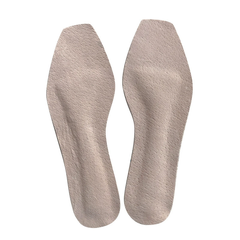 Self-adhesive demi-season insoles, breathable shoes high heels, non-slip sandals, invisible skates, genuine leather