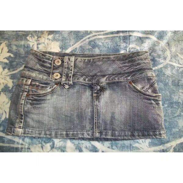 Summer denim skirt