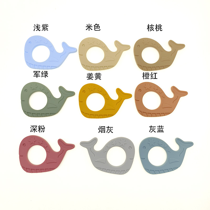 Mordedor alimentos grado lindo animal de dibujos animados serie silicona teether bebé dentición molares calmante Juguetes