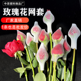 Strawberry Packaging Box Foam Small Rose Net Cover Wholesale Free Shipping Rose Flower Makeup Beer Orange Nylon