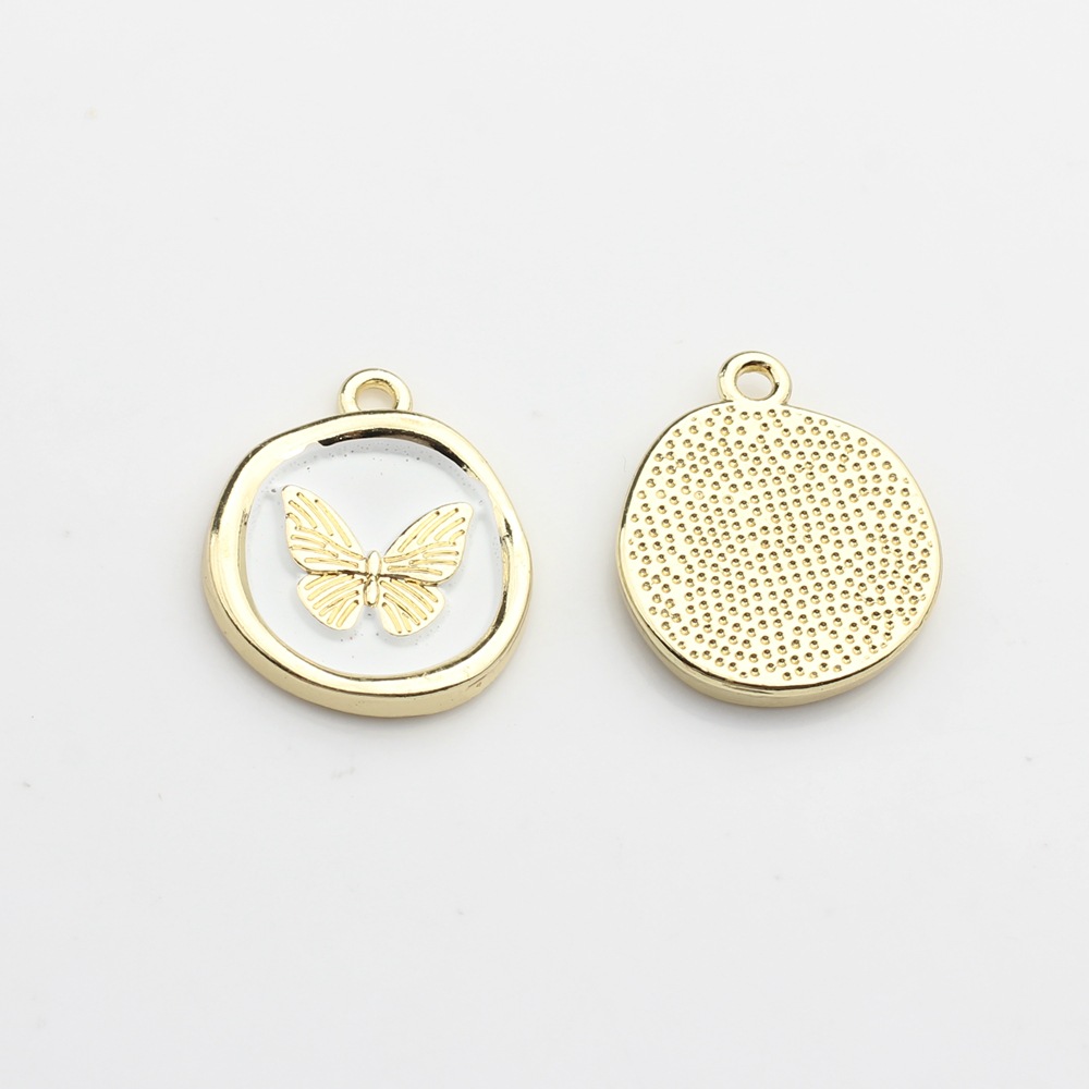 Zinc Alloy Round Butterfly display picture 9