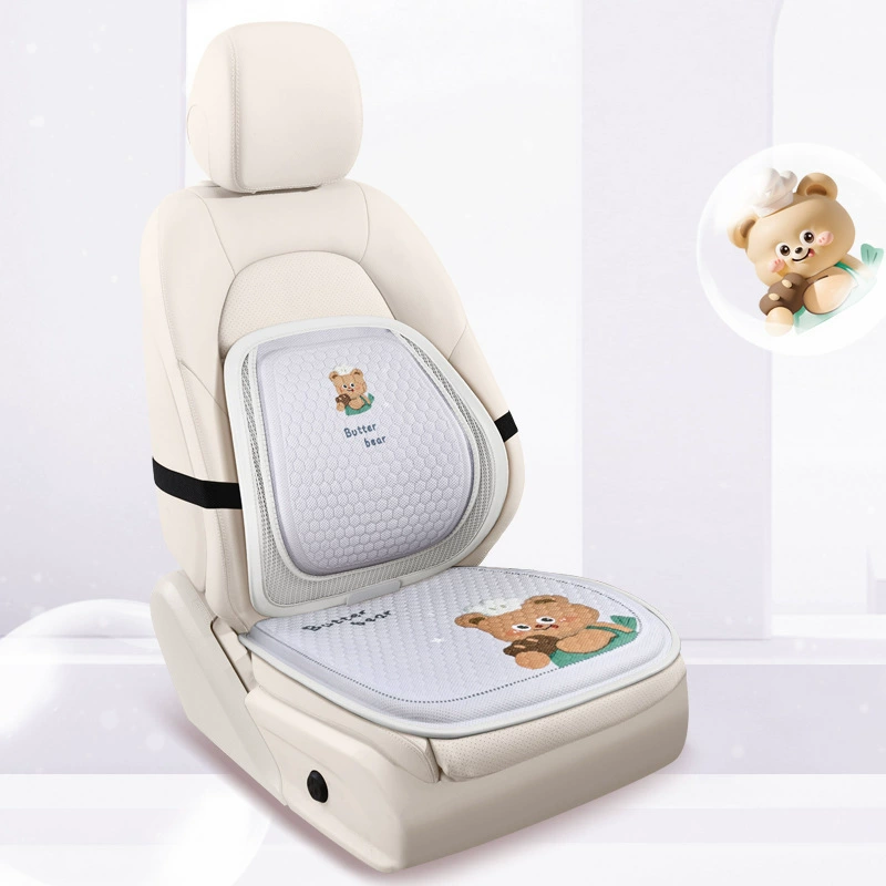 Новый мультяшный гель квадратная прокладка противоскользящая дышащая медленная подушка сиденья