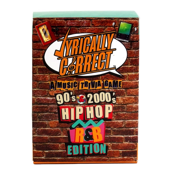 Lyrically Correct lyrics challenge card
