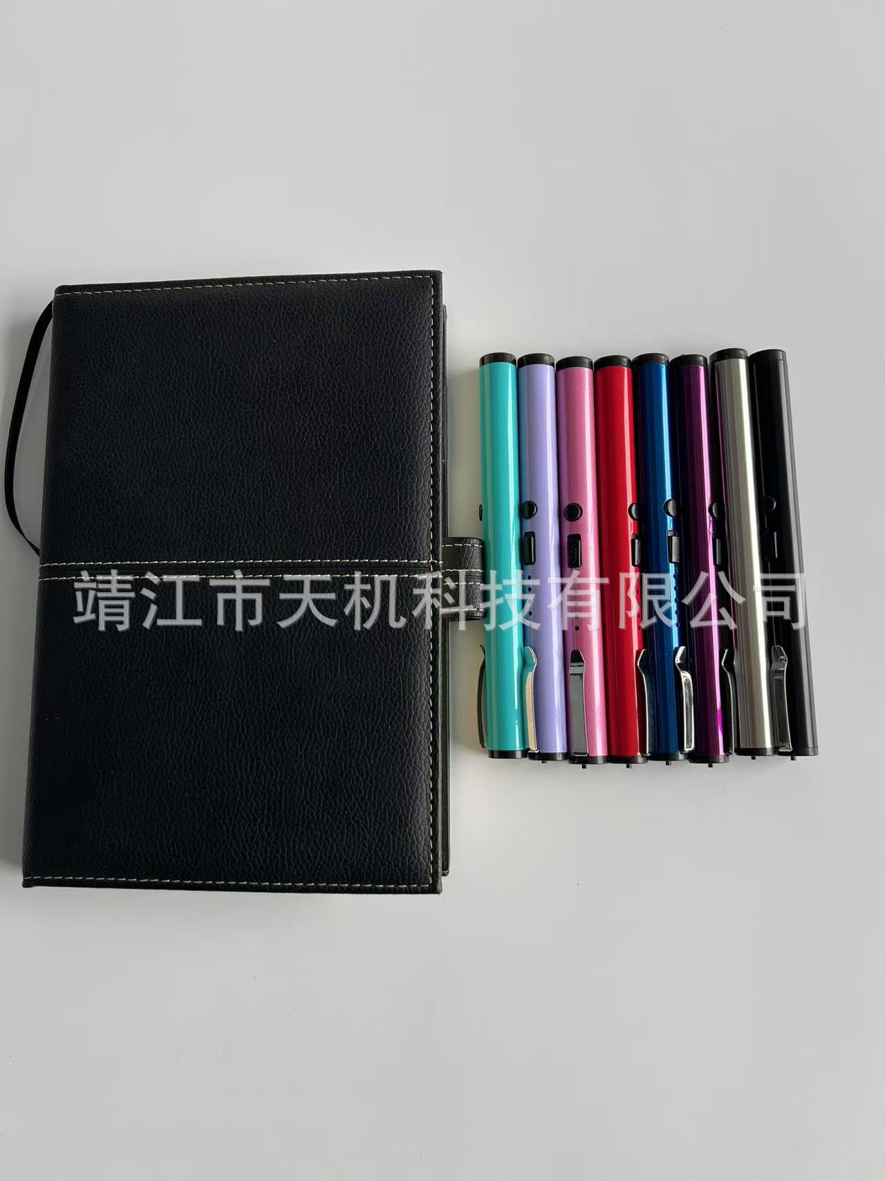 Mini Portable USB Arc Tactical Pen Flashlight with Charging Power Display