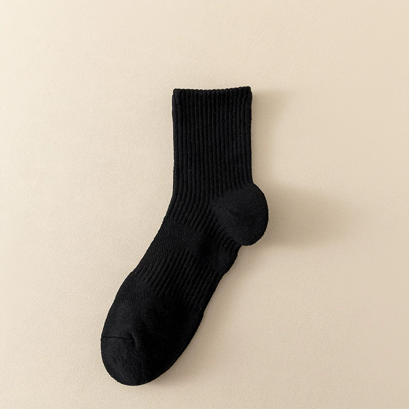 Хлопковые высокие носки на колено, средняя длина, пряжи c combed cotton, впитывают пот и запах