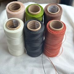 0.75mmlinhasita丸蝋糸原装輸入Marcame編み縄糸手作りdiy