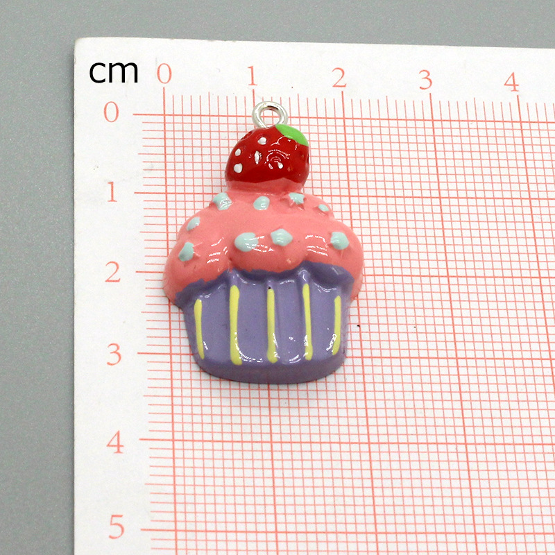 17g Weight Pendant Jewelry Making Type 10 PCS/Package Resin Cake Pendant