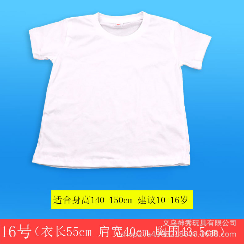 Camiseta blanca pintada a mano DIY pintura algodón en blanco engrosada camiseta