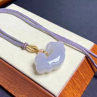 Jiyutang Синьцзян Hetian Jade Фиолетовый замок подвеска дымный фиолетовый император фиолетовый подлинный Синьцзян местный орган доставки