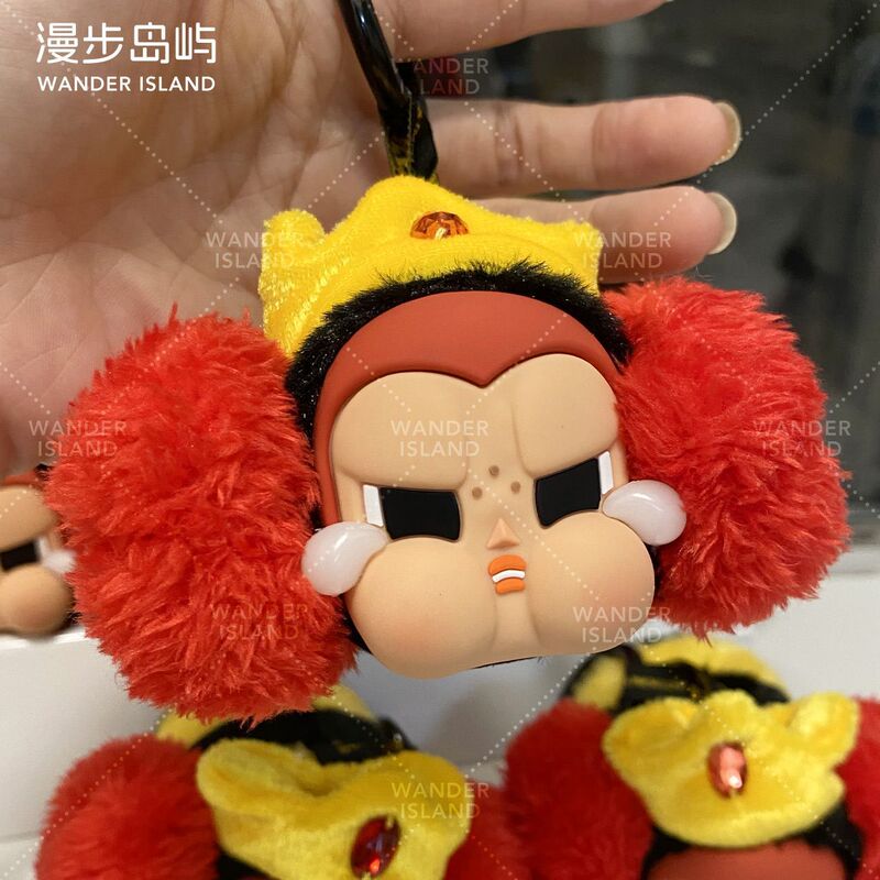 国境を越えて人気のある飛天の女性警官のエナメル人形の布のペンダントのぬいぐるみのキーホルダー泣いている人形の人形|undefined