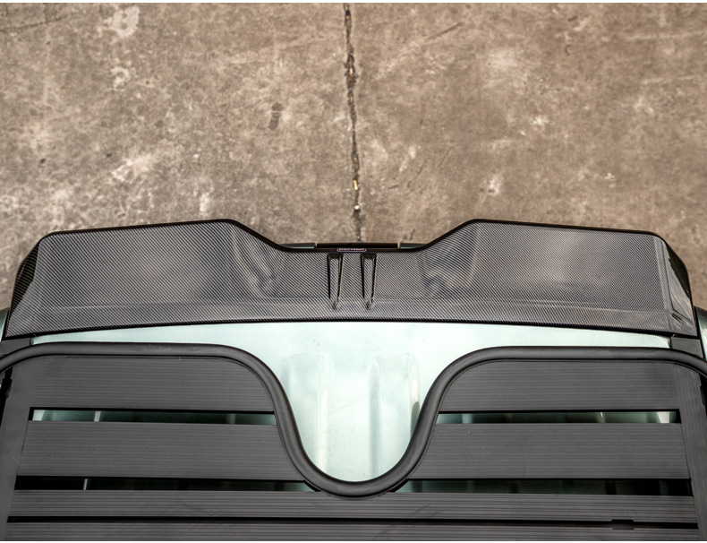 Suitable for Leopard Titanium 7Mc Tail Spoiler Roof Spoiler Wing Modification Car Exterior Decoration Without Drilling