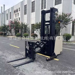Double Extension Forward-Moving Forklift 1.6 Tons 6m Electric Forklift Scissor Fork Narrow Aisle Pallet Stacker