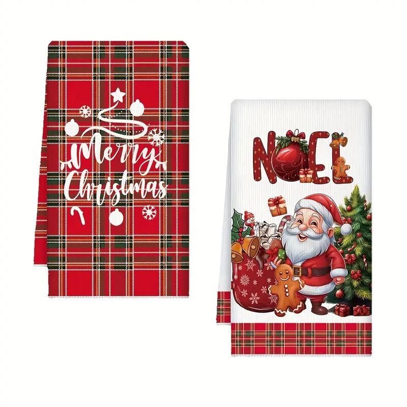 クリスマスタオルクロスクロスボーダーマイクロファイバークリスマスプリントキッチタオルクロスクロス卸売|undefined